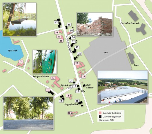 Schulenburg Nord – Kartenansicht mit Hausnummern (Stand: Mai 2013)